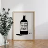 Sale Affiche illustrée vin copain - Les bons copains Affiches|Vin Et Bière