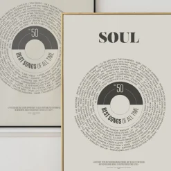 Shop Affiche La playlist parfaite - Soul Affiches|Décoration Et Cocooning