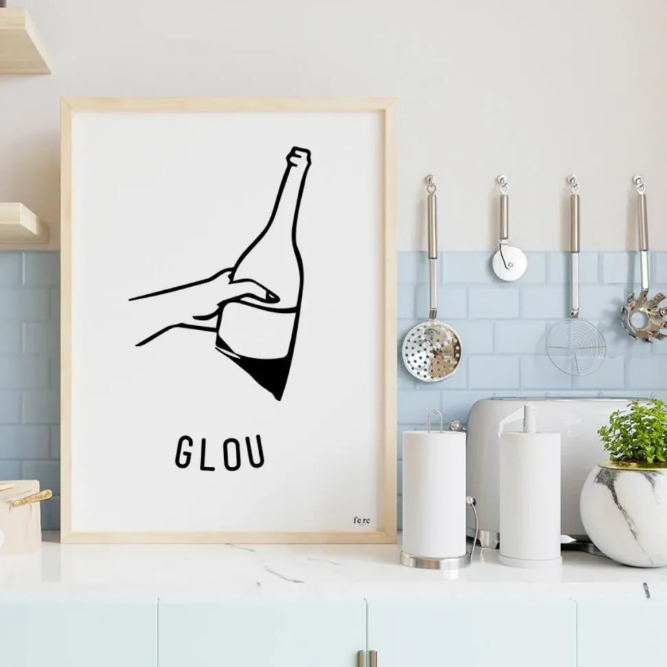 New Affiche MIAM et GLOU Affiches|Décoration Et Cocooning