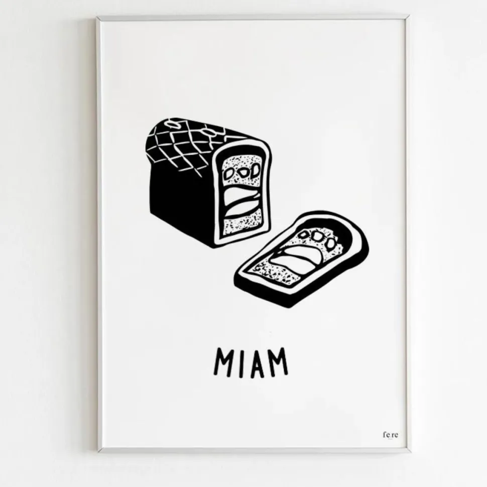 New Affiche MIAM et GLOU Affiches|Décoration Et Cocooning