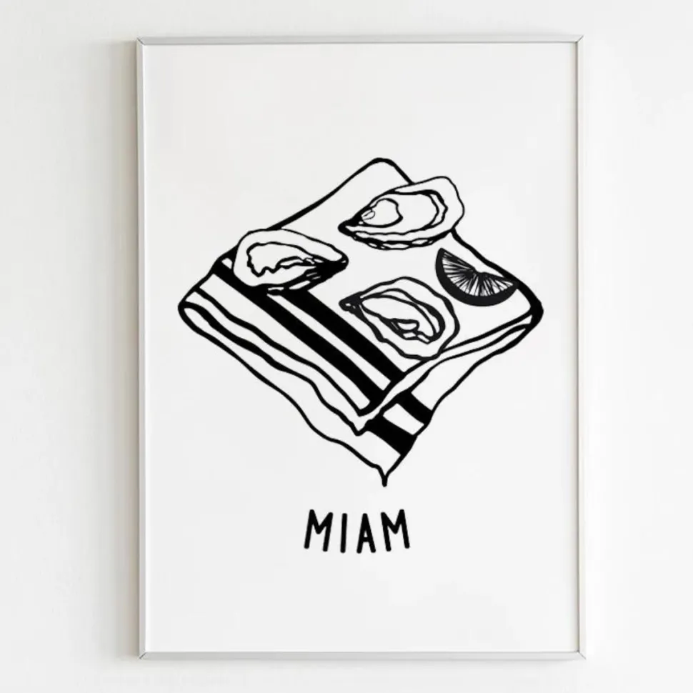 New Affiche MIAM et GLOU Affiches|Décoration Et Cocooning
