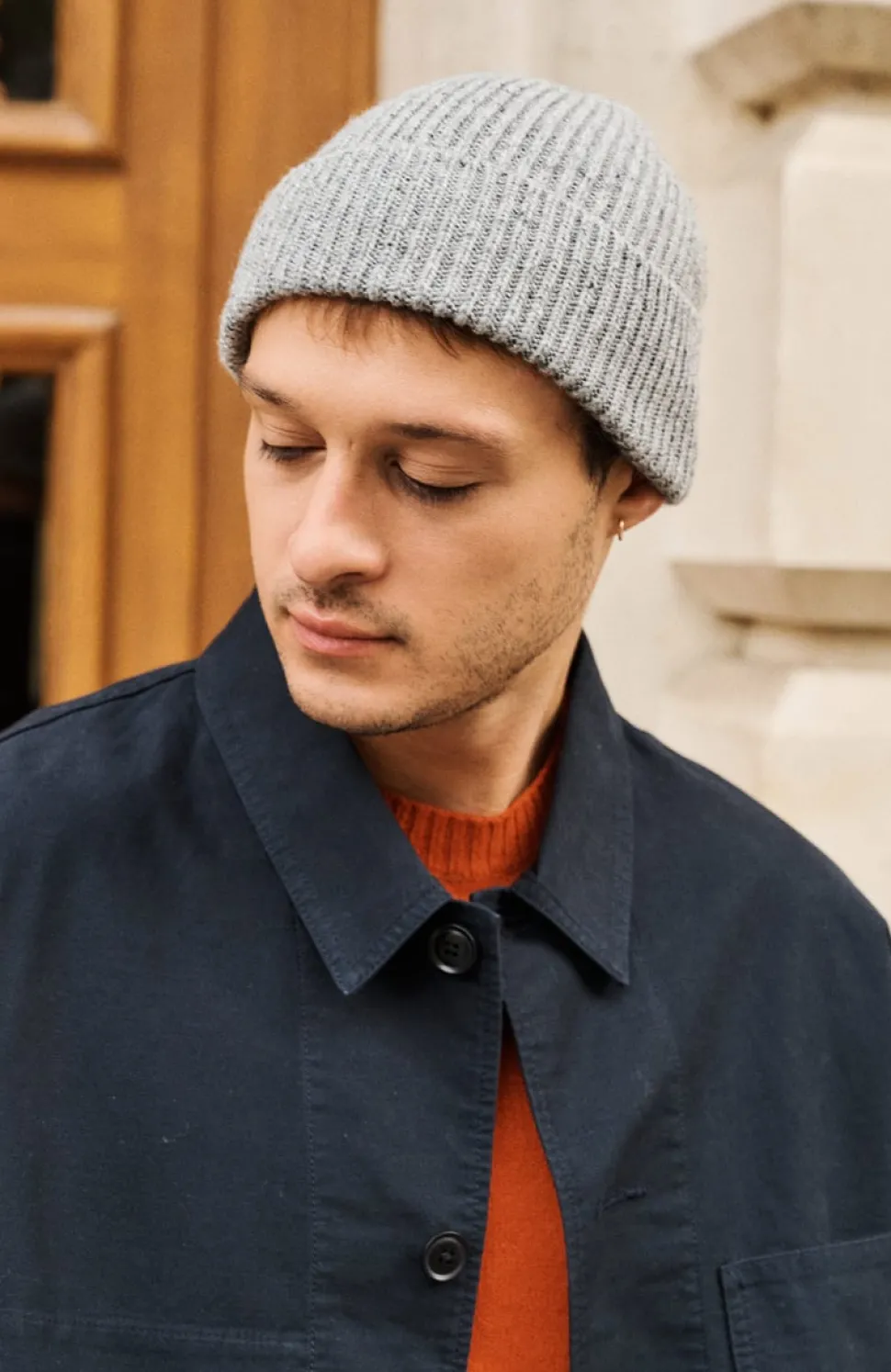Cheap Bonnet moucheté en laine mérinos Femme Mode Et Accessoires|Mode Et Accessoires