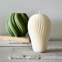 Best Bougie géométrique en cire végétale Décoration Et Cocooning