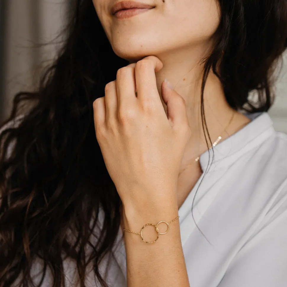 Cheap Bracelet doubles anneaux Femme Montres Et Bijoux