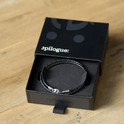 Cheap Bracelet en cuir tressé et fermoir mousqueton Homme Montres Et Bijoux