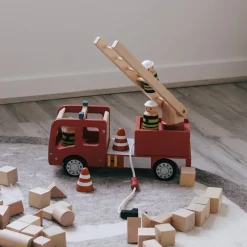 Fashion Camion de pompiers en bois Enfant 3 à 6 Ans