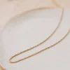 Outlet Chaîne torsadée dorée Femme Montres Et Bijoux