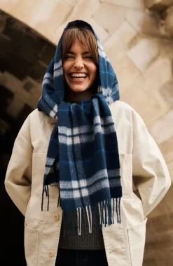 Flash Sale Écharpe à carreaux en laine Femme Mode Et Accessoires|Mode Et Accessoires