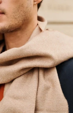 Best Écharpe à chevrons en laine mérinos Femme Mode Et Accessoires|Mode Et Accessoires