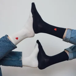 New Chaussettes brodées Coeur homme & femme Femme Mode Et Accessoires|Mode Et Accessoires