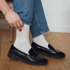 New Chaussettes brodées Coeur homme & femme Femme Mode Et Accessoires|Mode Et Accessoires