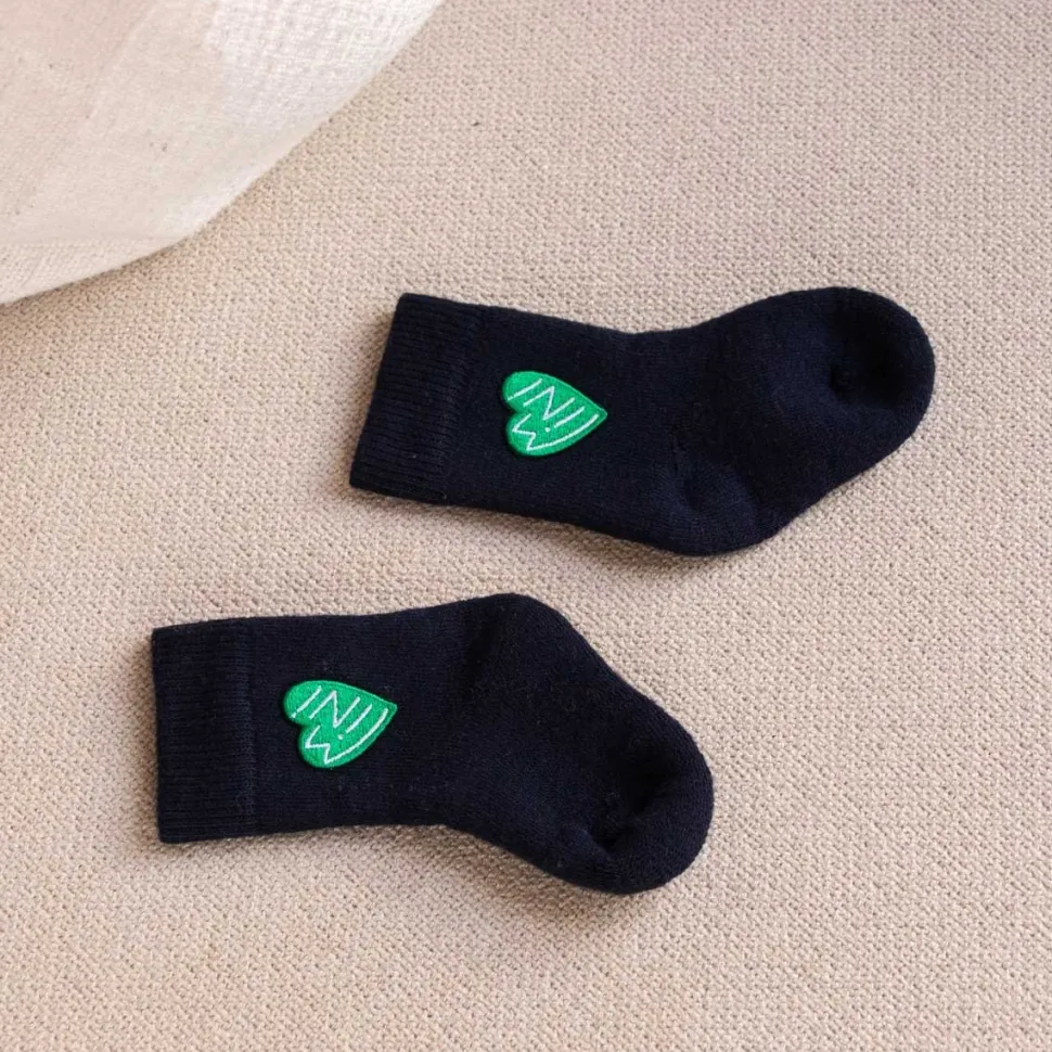 Clearance Chaussettes brodées Coeur Mama Femme Mode Et Accessoires