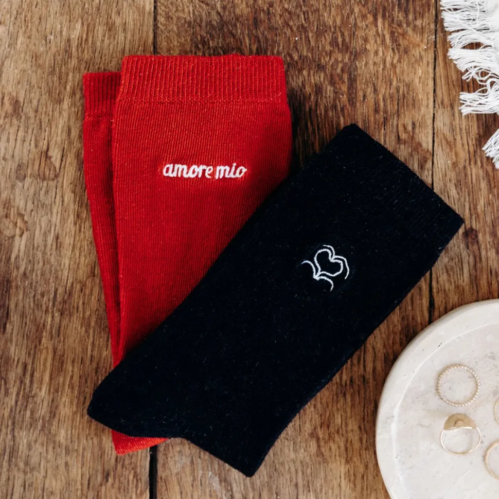 Shop Chaussettes Love Socks Femme Femme Mode Et Accessoires