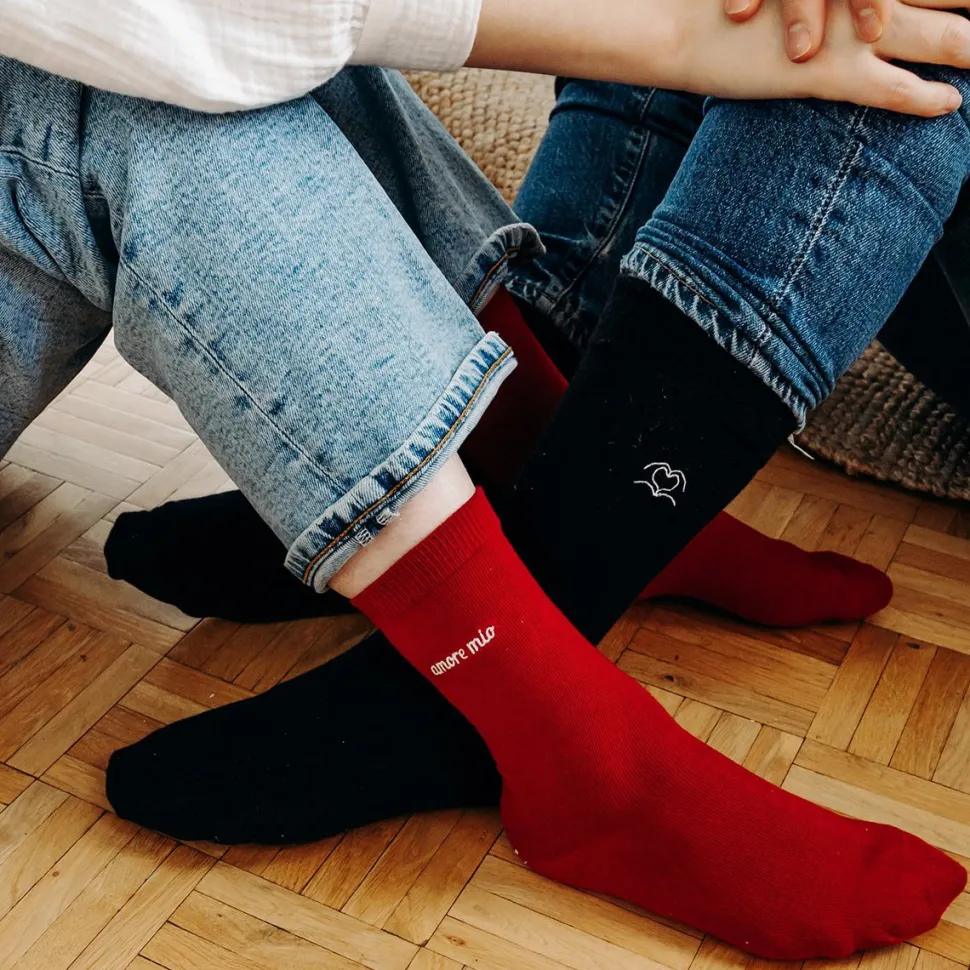 Shop Chaussettes Love Socks Femme Femme Mode Et Accessoires