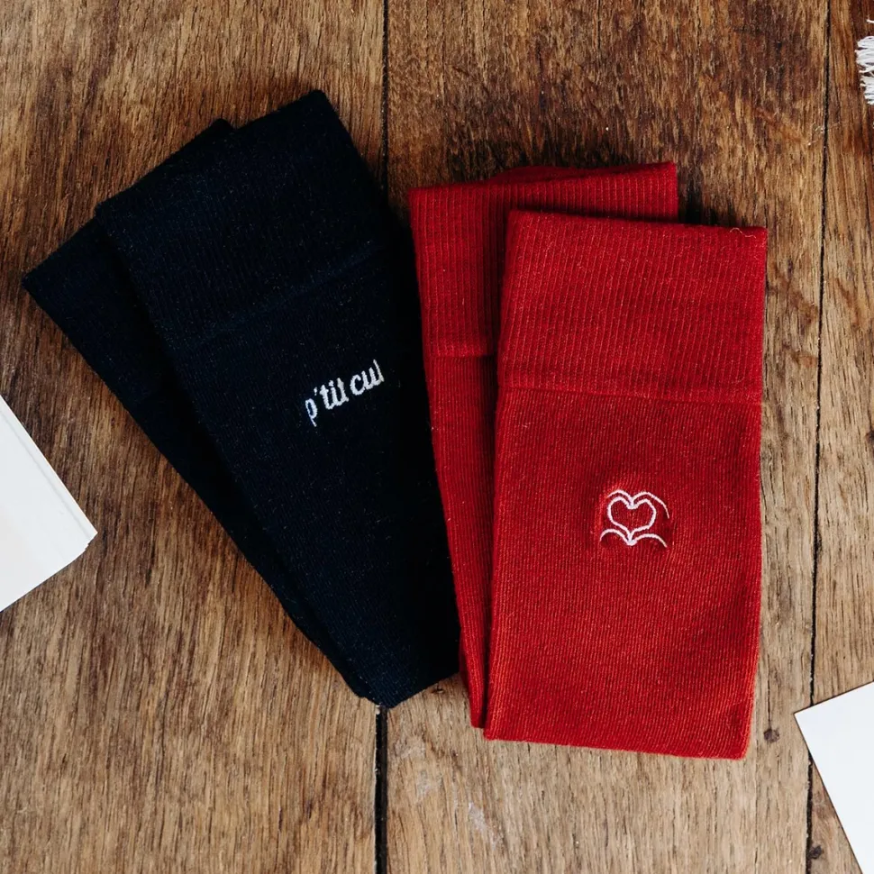 New Chaussettes Love Socks Homme Homme Mode Et Accessoires