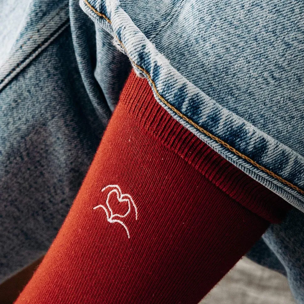 New Chaussettes Love Socks Homme Homme Mode Et Accessoires
