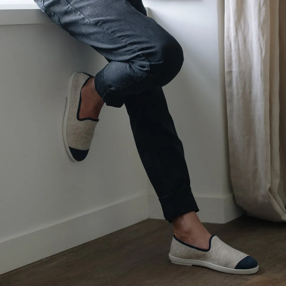 Fashion Chaussons en laine recyclée Homme Mode Et Accessoires