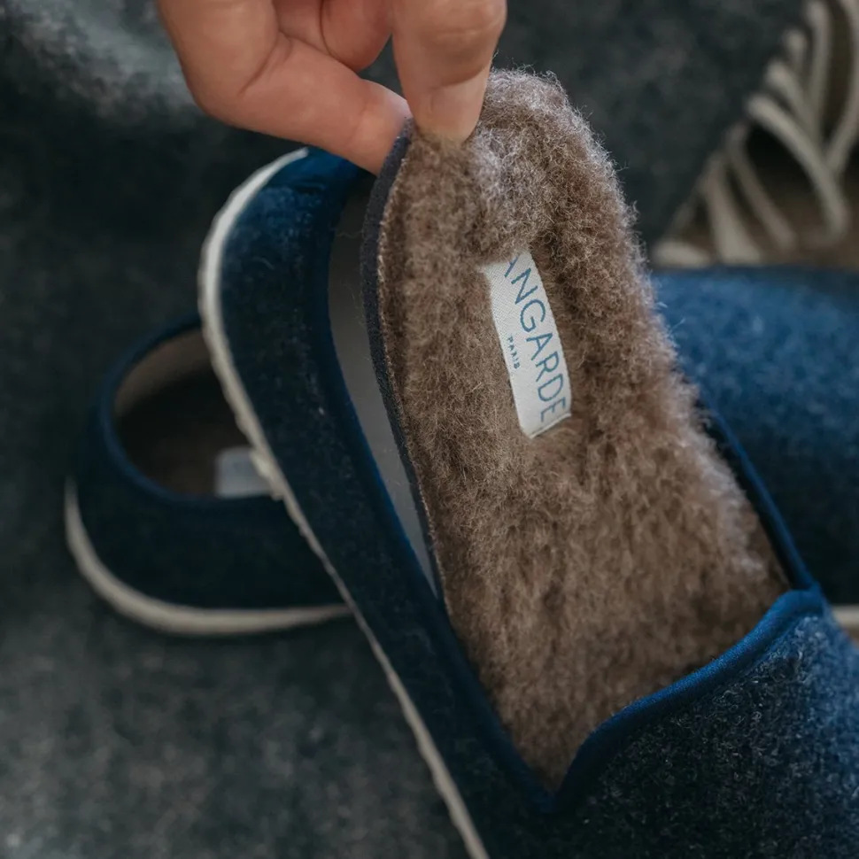 Fashion Chaussons en laine recyclée Homme Mode Et Accessoires