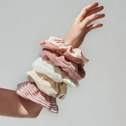 Flash Sale Chouchou en lin Femme Mode Et Accessoires