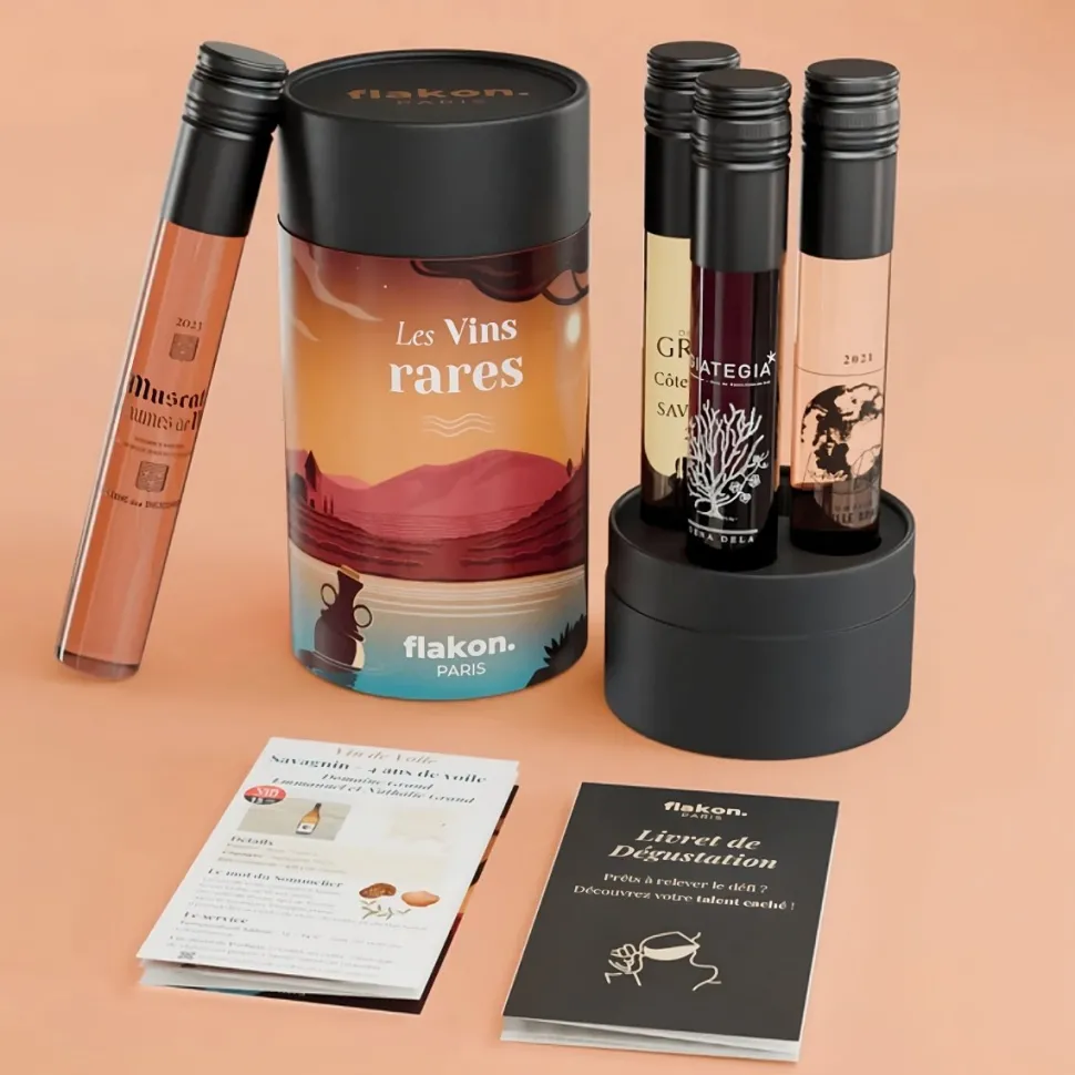 Shop Coffret dégustation de 4 vins insolites Vin Et Bière