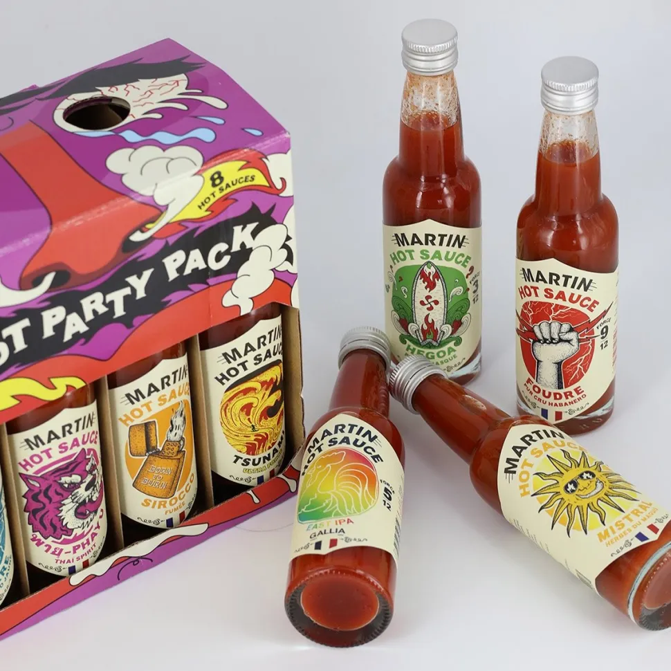 Outlet Coffret 8 sauces piquantes À Table|Aux Fourneaux
