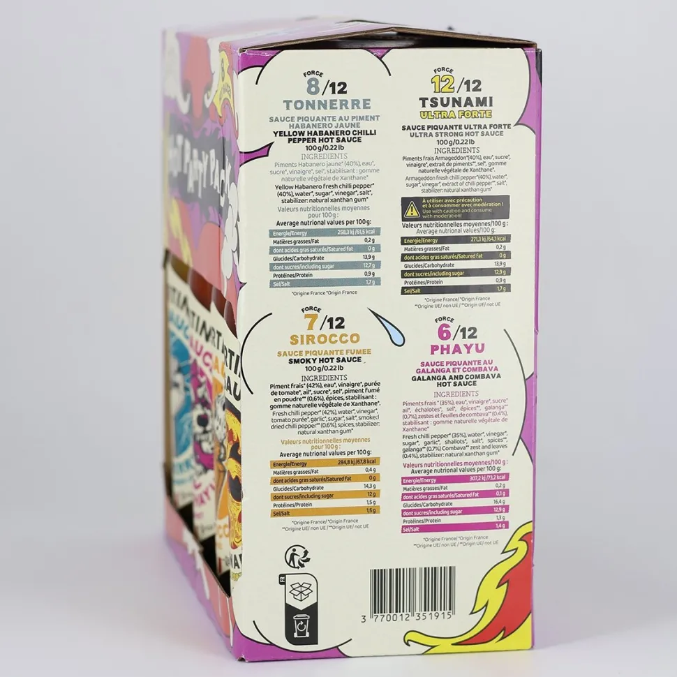 Outlet Coffret 8 sauces piquantes À Table|Aux Fourneaux