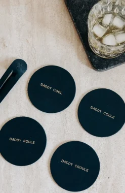 New Dessous de verres en cuir Cocktails Et Spiritueux|Vin Et Bière