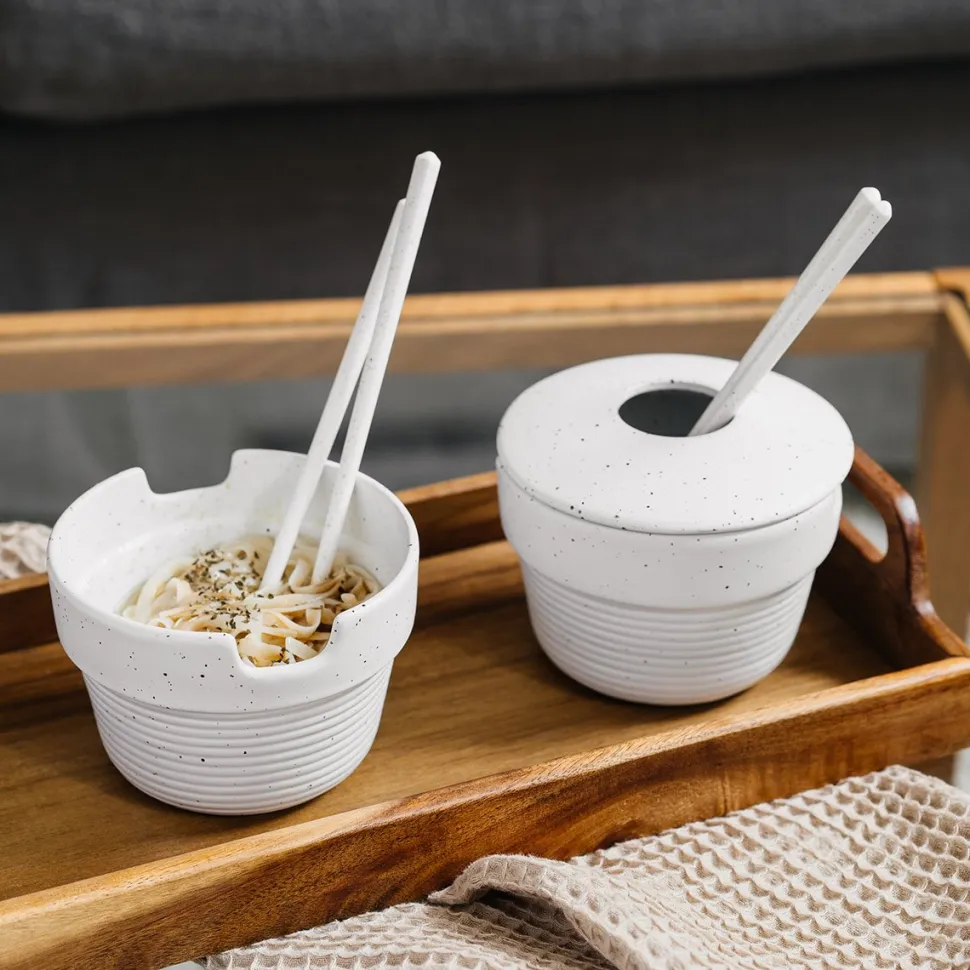 Clearance Duo de bol à nouilles empilable À Table|Aux Fourneaux