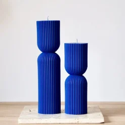 Discount Duo de bougies géométriques en cire végétale Décoration Et Cocooning