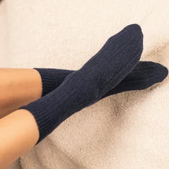 Cheap Duo de chaussettes pour femme en laine et cachemire Femme Mode Et Accessoires