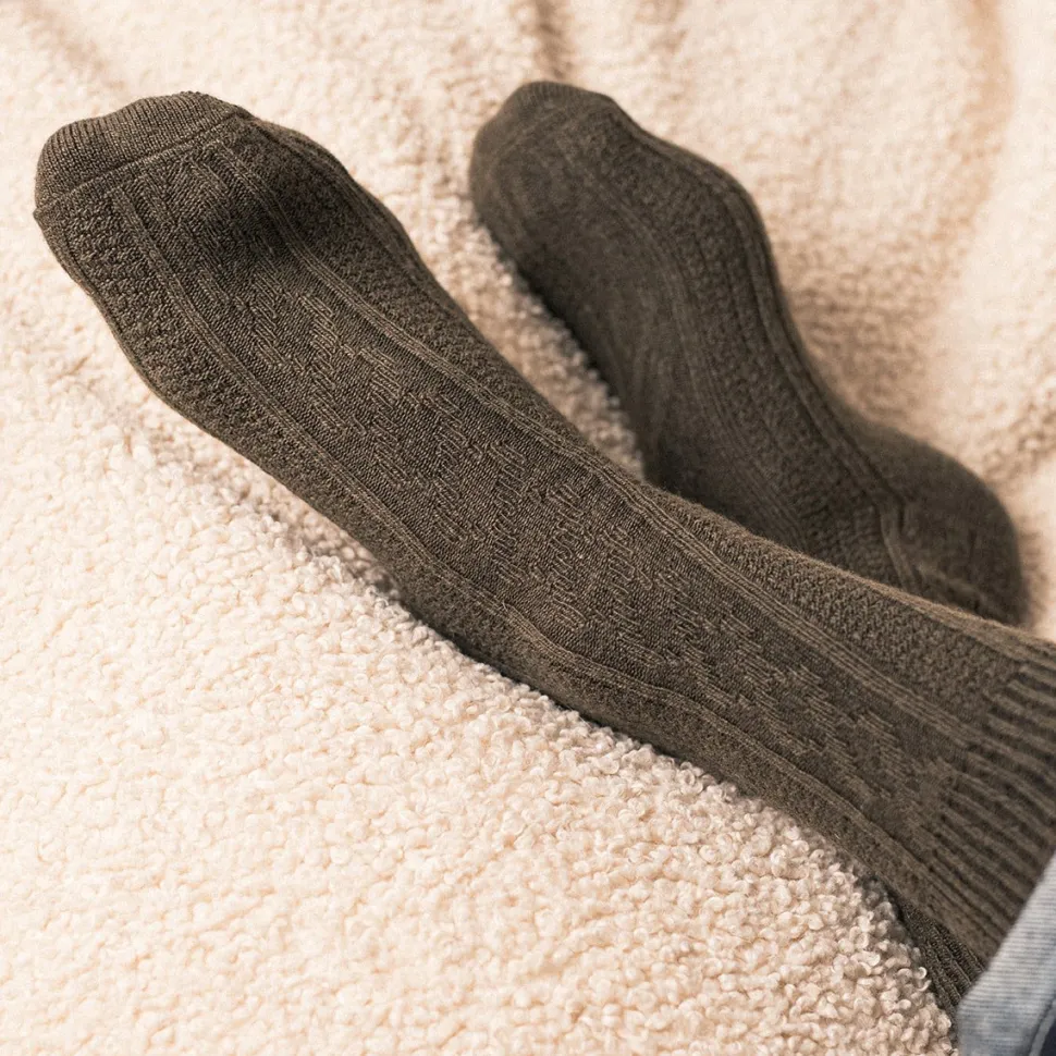 Discount Duo de chaussettes pour homme en laine et cachemire Homme Mode Et Accessoires