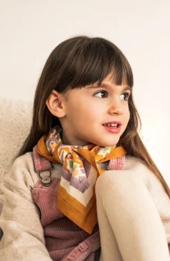Cheap Foulard duo Formes colorées - Ocre Enfant/Femme 3 à 6 Ans|1 à 3 Ans