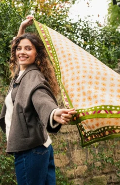Store Foulard duo Hibiscus - Kaki Enfant/Femme 3 à 6 Ans|1 à 3 Ans