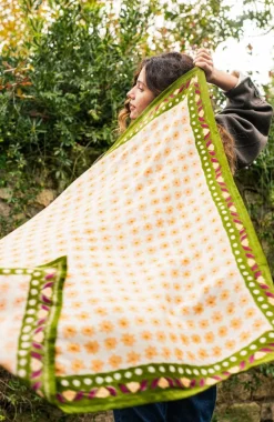 Store Foulard duo Hibiscus - Kaki Enfant/Femme 3 à 6 Ans|1 à 3 Ans