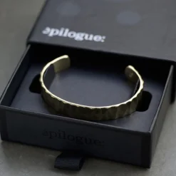 Hot Jonc large martelé Femme Montres Et Bijoux