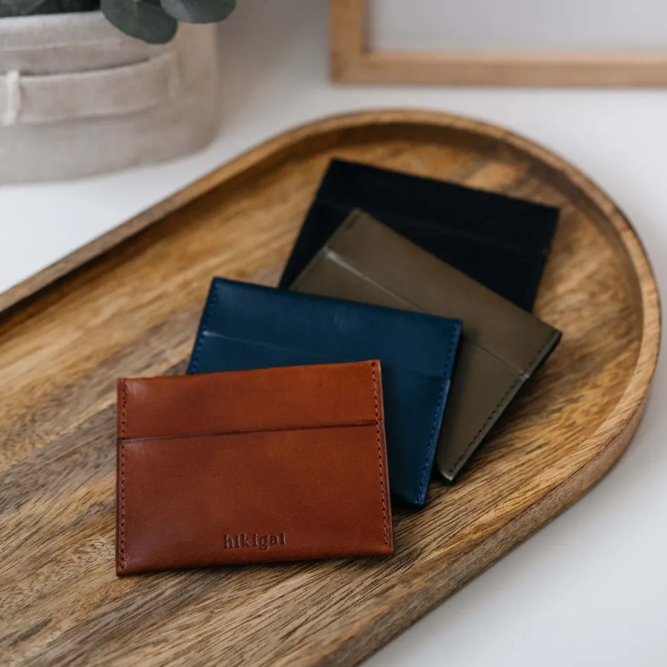 Shop Porte-cartes slim en cuir Femme Petite Maroquinerie|Petite Maroquinerie