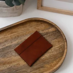 Shop Porte-cartes slim en cuir Femme Petite Maroquinerie|Petite Maroquinerie