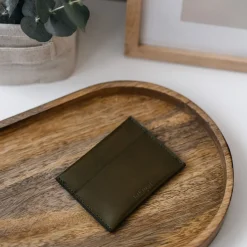 Shop Porte-cartes slim en cuir Femme Petite Maroquinerie|Petite Maroquinerie