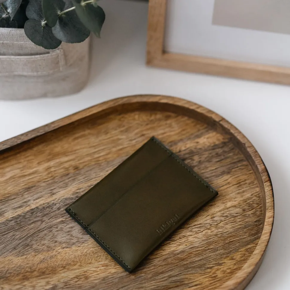 Shop Porte-cartes slim en cuir Femme Petite Maroquinerie|Petite Maroquinerie