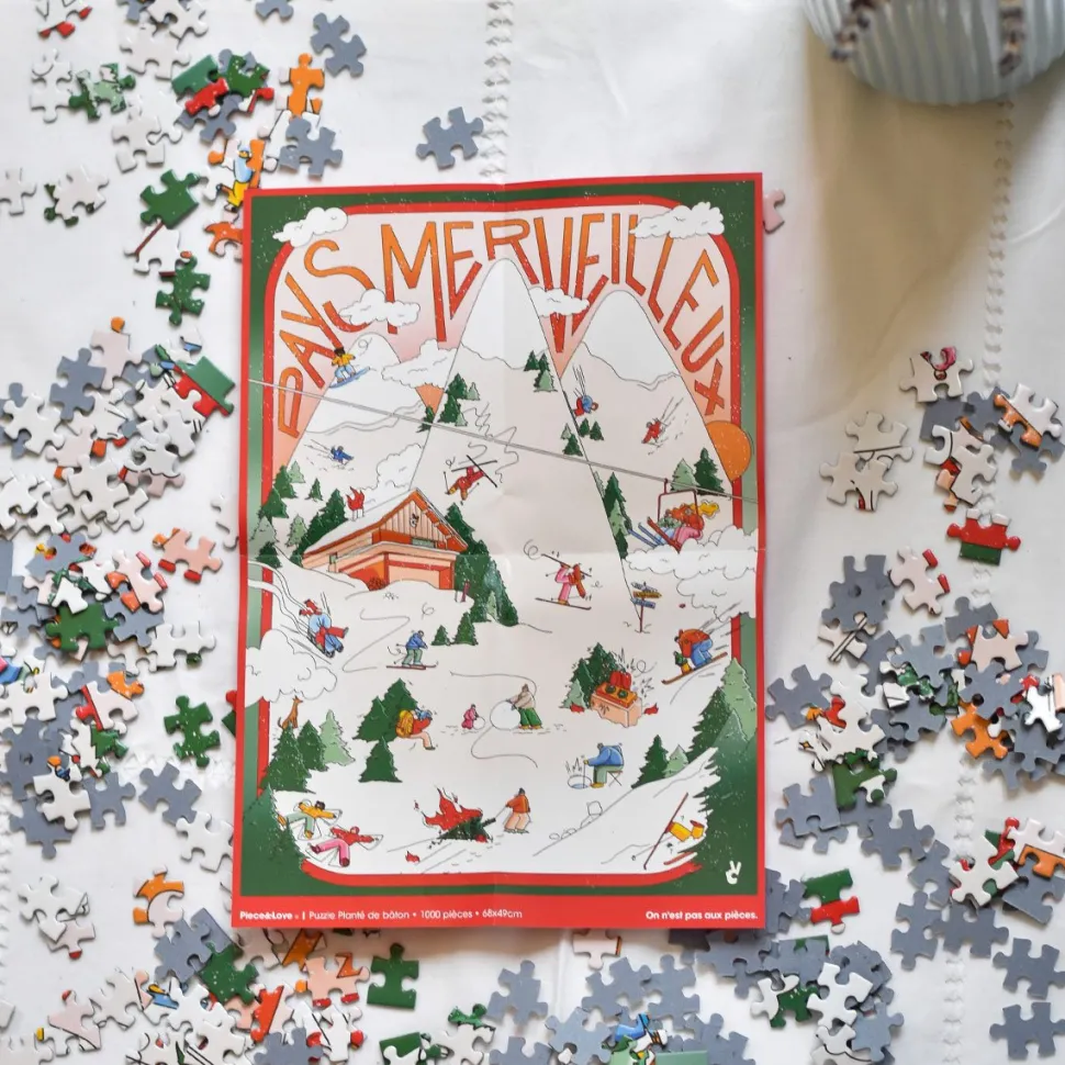 Sale Puzzles Piece and Love Jeux De Sociétés|Décoration Et Cocooning