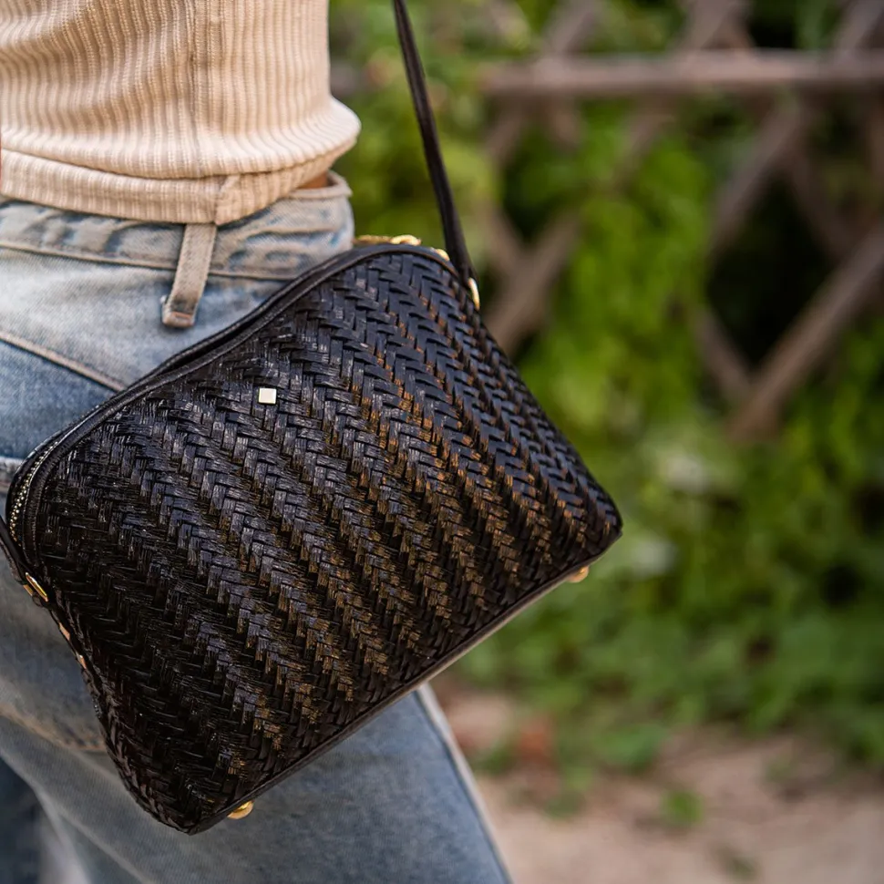 Online Sac à main bandoulière en cuir Mia Femme Sacs Et Cabas