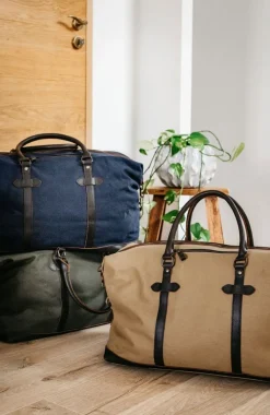 Best Sac weekend toile & cuir Femme Sacs Et Cabas|Sacs Et Bagagerie