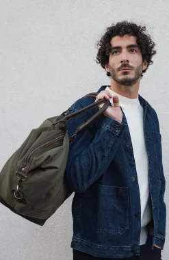 Best Sac weekend toile & cuir Femme Sacs Et Cabas|Sacs Et Bagagerie
