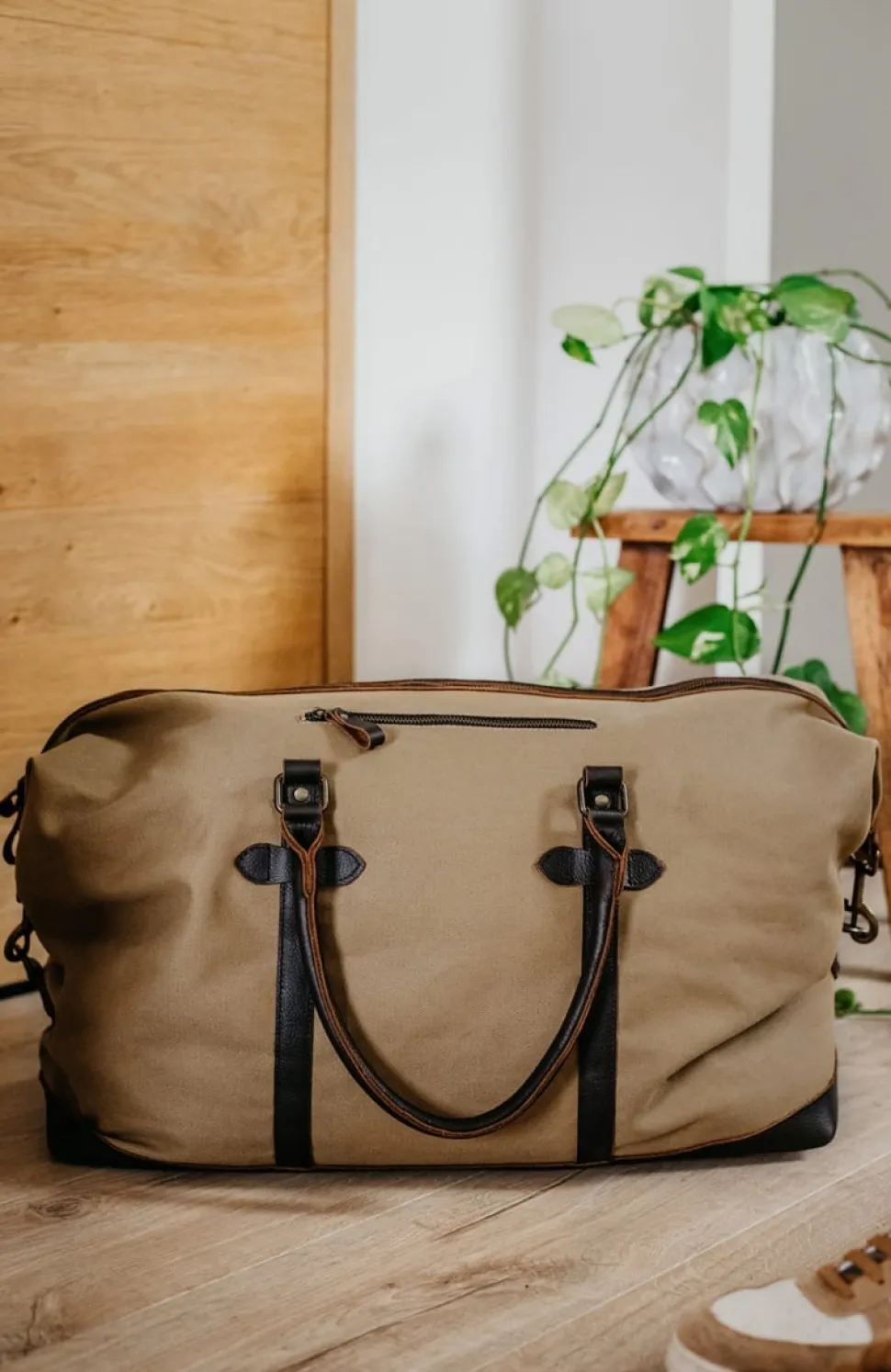 Best Sac weekend toile & cuir Femme Sacs Et Cabas|Sacs Et Bagagerie