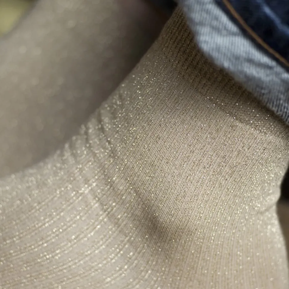 Shop Trio de chaussettes à paillettes Femme Mode Et Accessoires