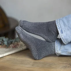 Shop Trio de chaussettes à paillettes Femme Mode Et Accessoires