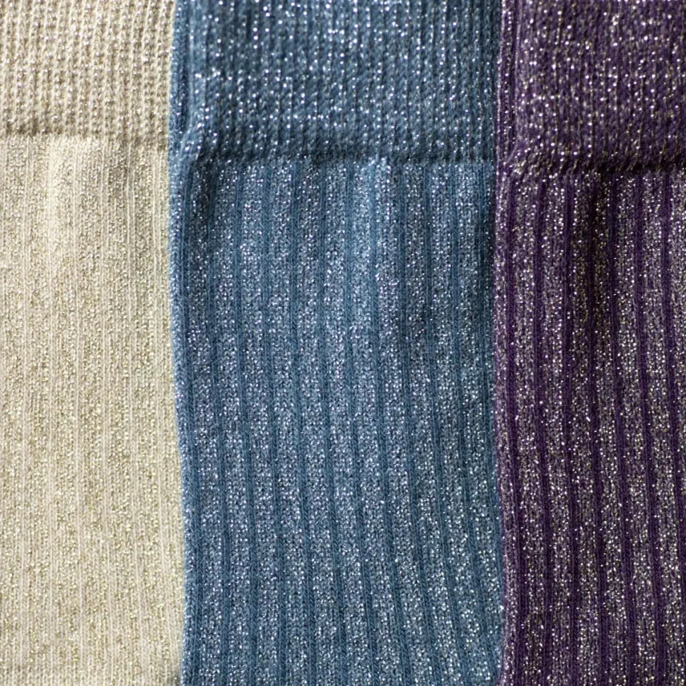 Shop Trio de chaussettes à paillettes Femme Mode Et Accessoires