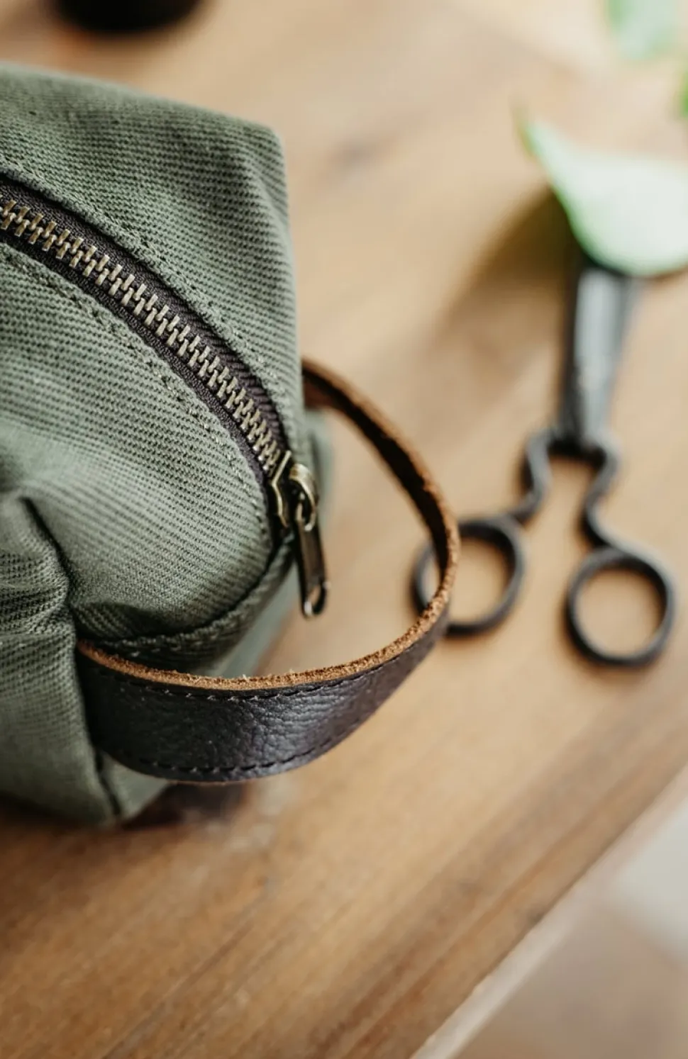 Fashion Trousse de toilette en toile et cuir Femme Beauté Et Soin|Sacs Et Cabas