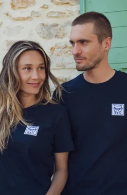 Shop T-shirt Always Zen - Navy Femme Mode Et Accessoires|Mode Et Accessoires