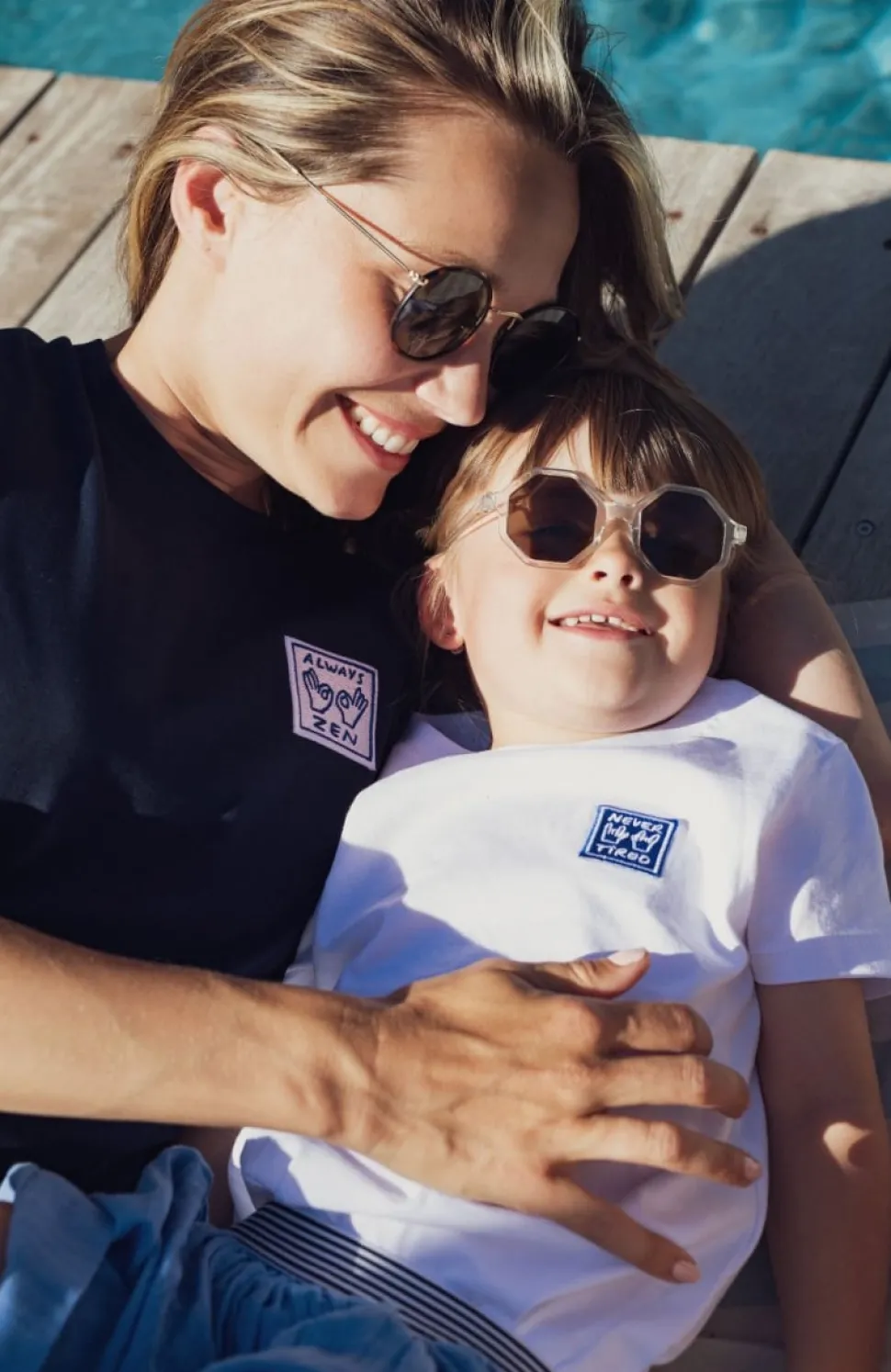 Shop T-shirt Always Zen - Navy Femme Mode Et Accessoires|Mode Et Accessoires